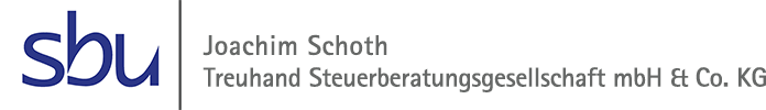 sbu | Joachim Schoth 
Treuhand Steuerberatungsgesellschaft mbH & Co. KG 